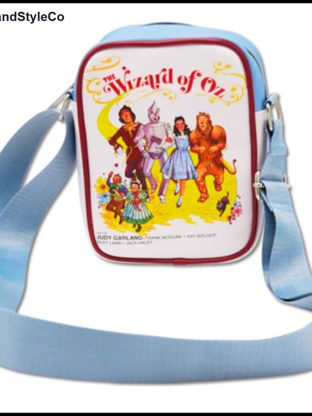 Vegan Leather Crossbody Bag Wizard of Oz Adjustable Strap - Picture 3 of 5